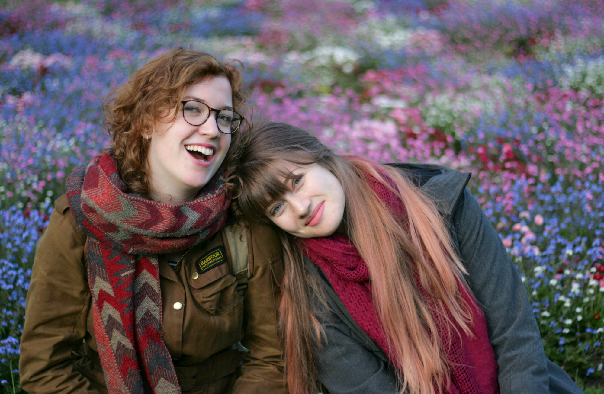 Photo of friends in London.